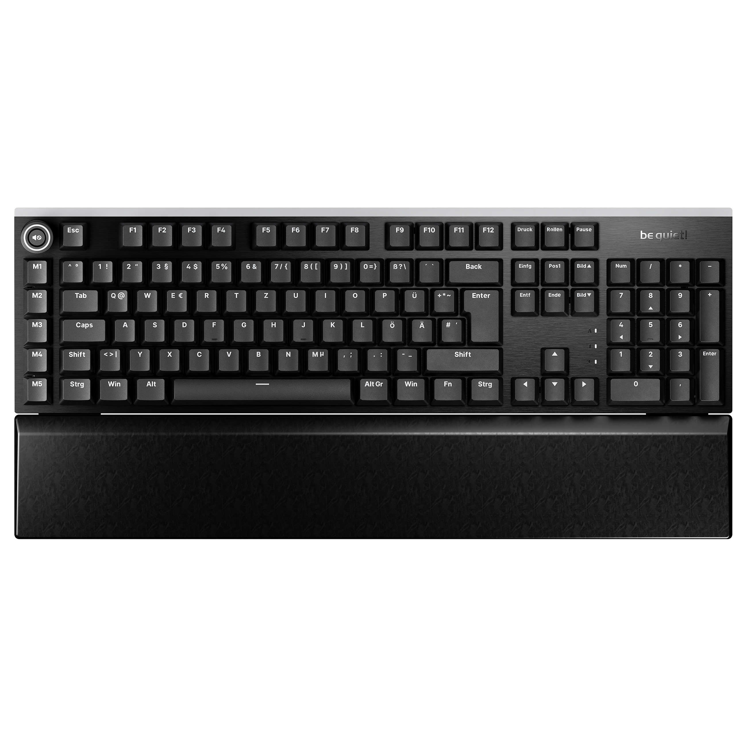 Tastierë Gaming be quiet! Light Mount Silent Linear RGB Wired / QWERTZ / German Language – Zezë - 2