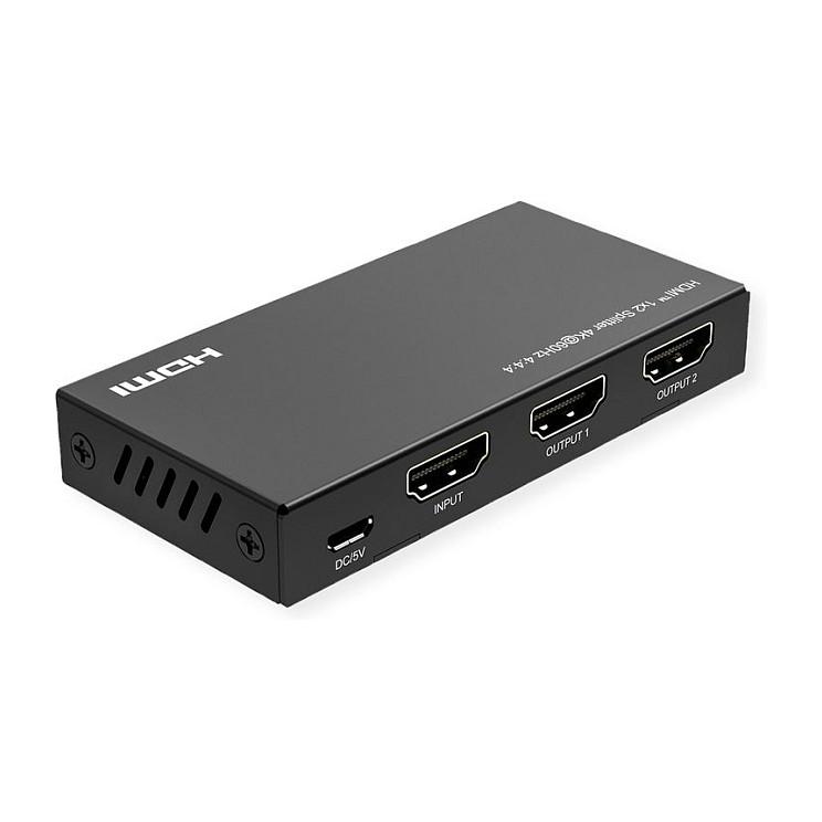 Splitter Video HDMI VALUE 14.99.3583, 1 Hyrje, 2 Dalje, 4K Ultra HD – Zezë - 3