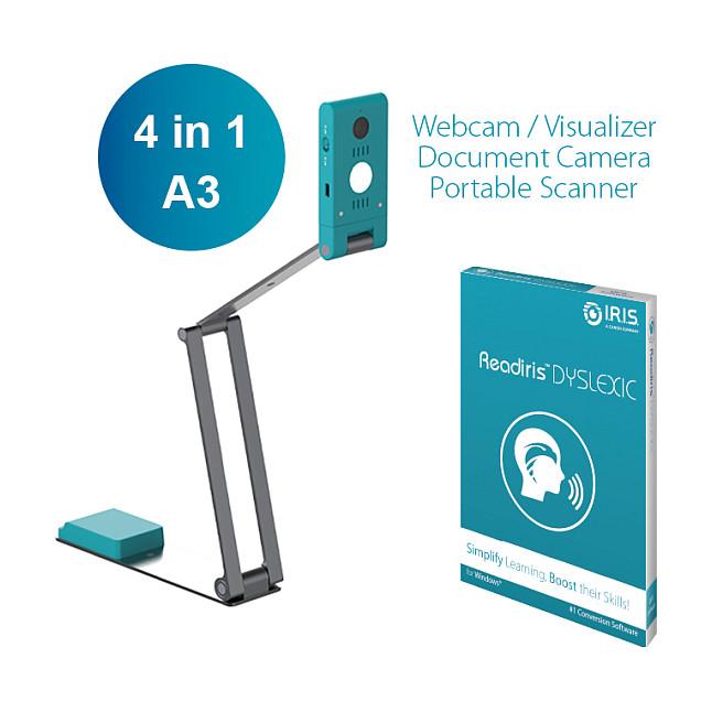 Skaner Dokumentesh IRIScan Visualizer 7 Dyslexic, 13MP, A3, USB Type-C - Hiri - 2