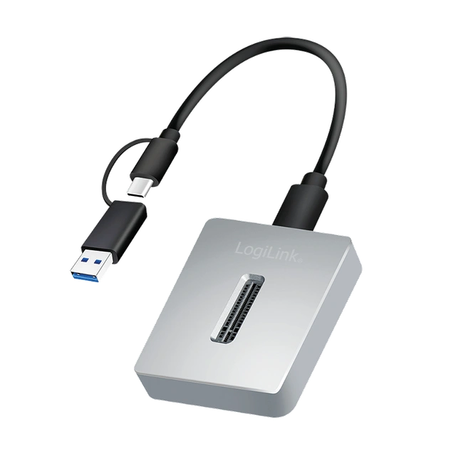 Docking Station për SSD M.2 / 1x M.2 NVMe PCIe / M-Key & B+M-Key / 2230–2280 + 22110 / USB-C 3.2 Gen 2 / 10Gbps – Zezë