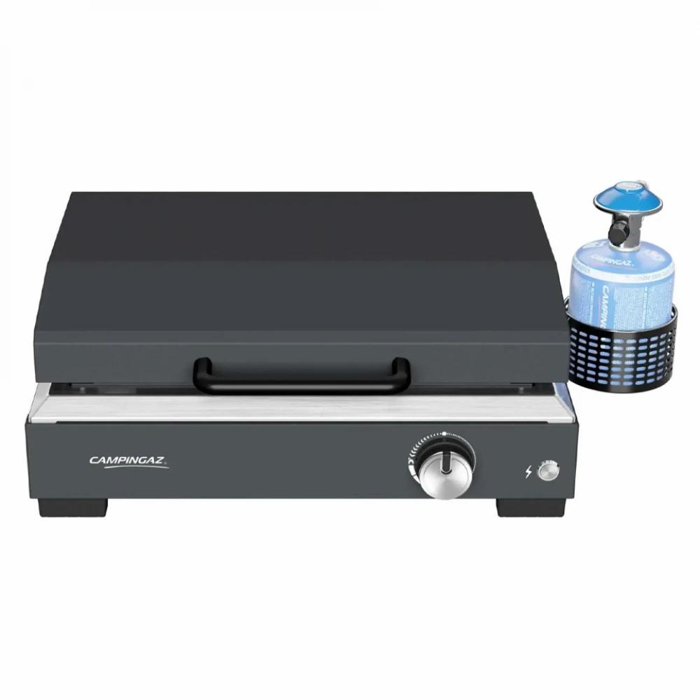 Grill me Gaz CAMPINGAZ Plancha Sigma 1 CV, 2.8kW, 30x45cm, 1 Djegës, Elektronik - Zezë/Argjend