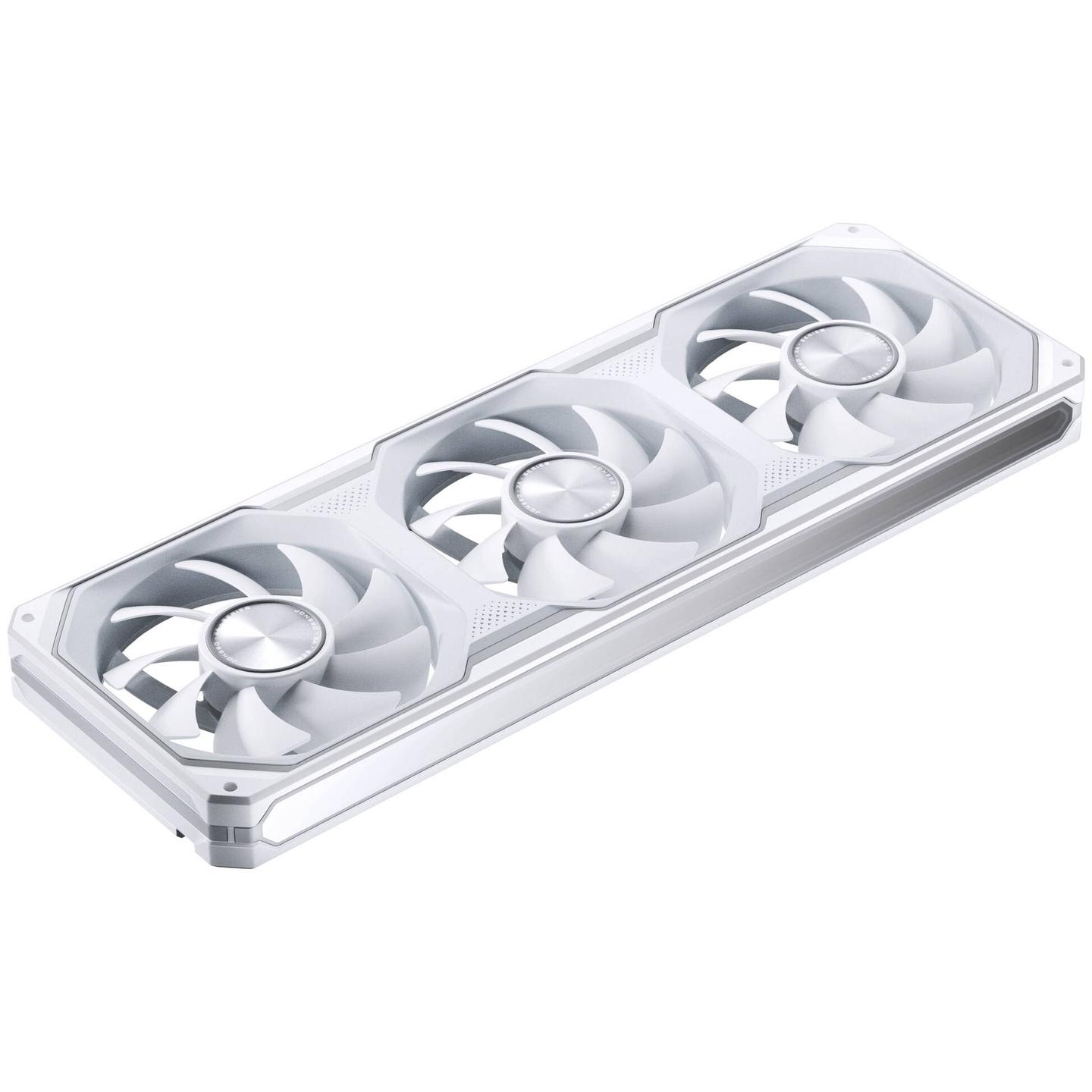 Ftohës për Kasë Jonsbo XA-360 / 360mm (3×120mm) / 700–2400 RPM / PWM / ARGB – Bardhë - 4