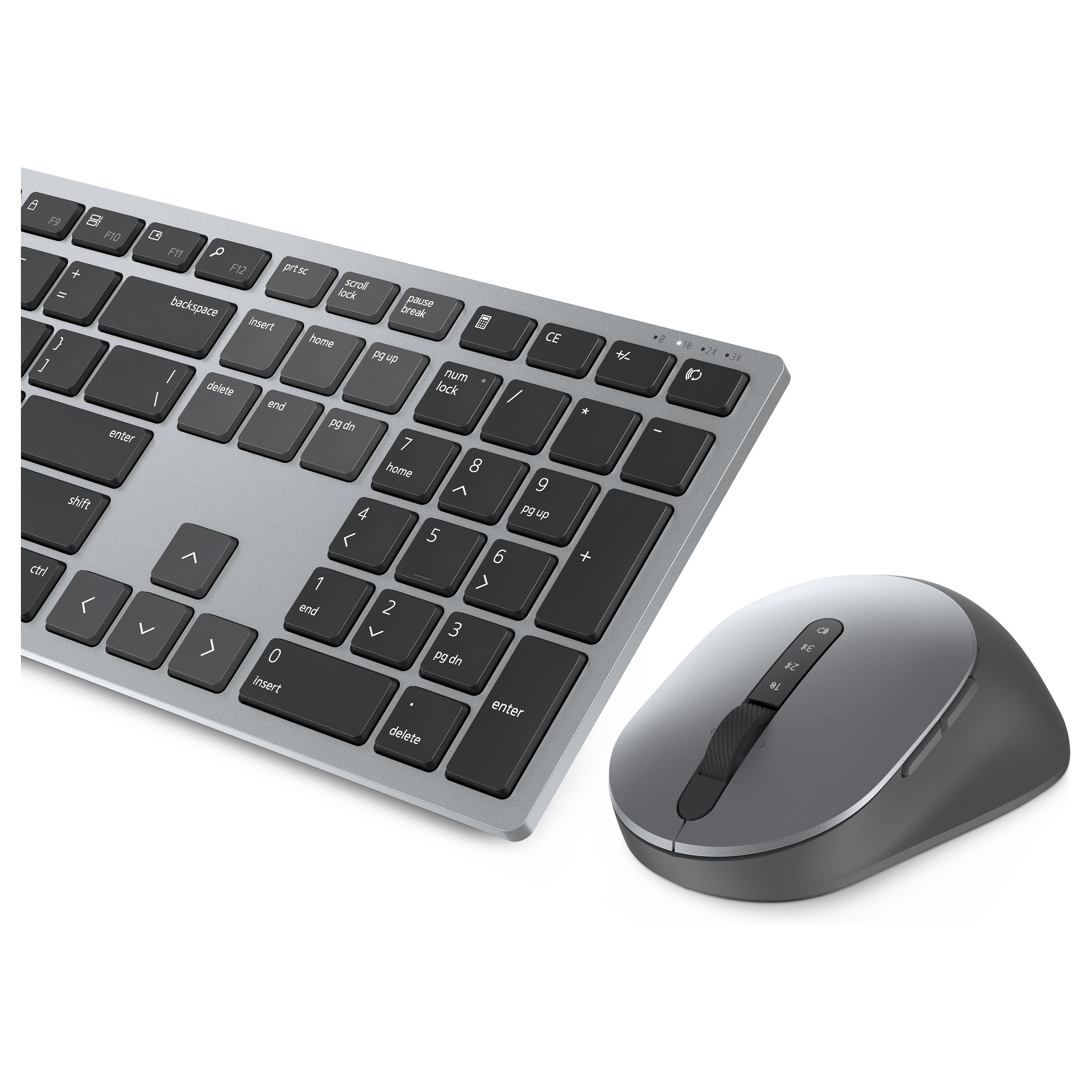 Combo (Tastierë & Maus) Dell Premier Multi‑Device / QWERTZ DE / Wireless – Gri/Zezë - 4