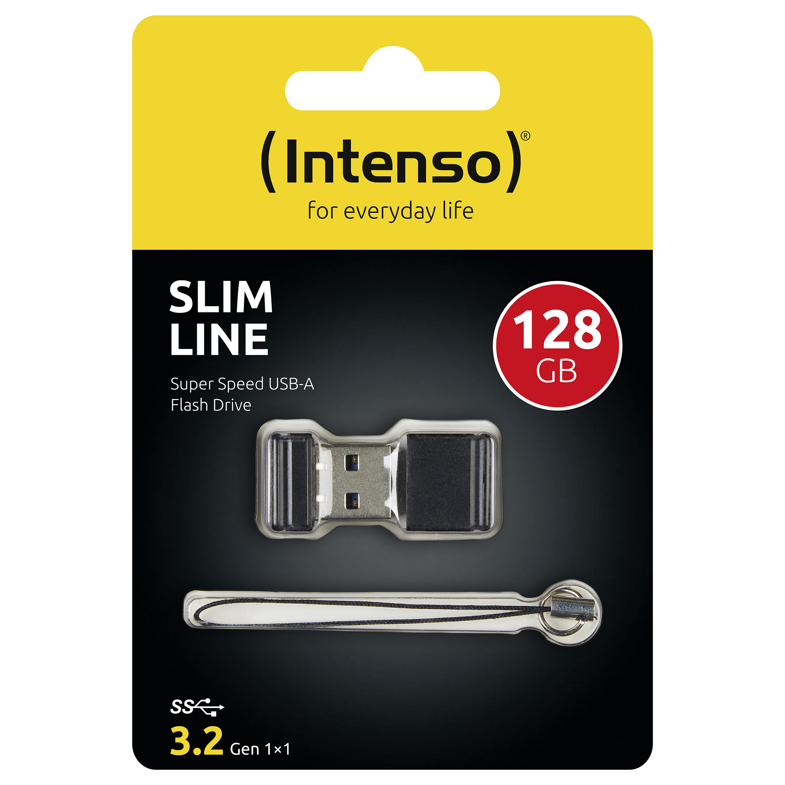 USB Flash Drive Intenso Slim Line / 128GB / USB Type-A / USB 3.2 Gen 1 - Zezë - 3