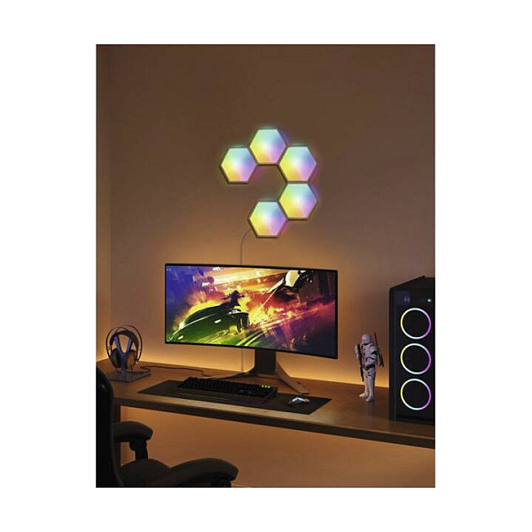 Dritat e mençura Govee Glide Hexa Light Panels / Set 5 Copë / RGBIC LED - 3