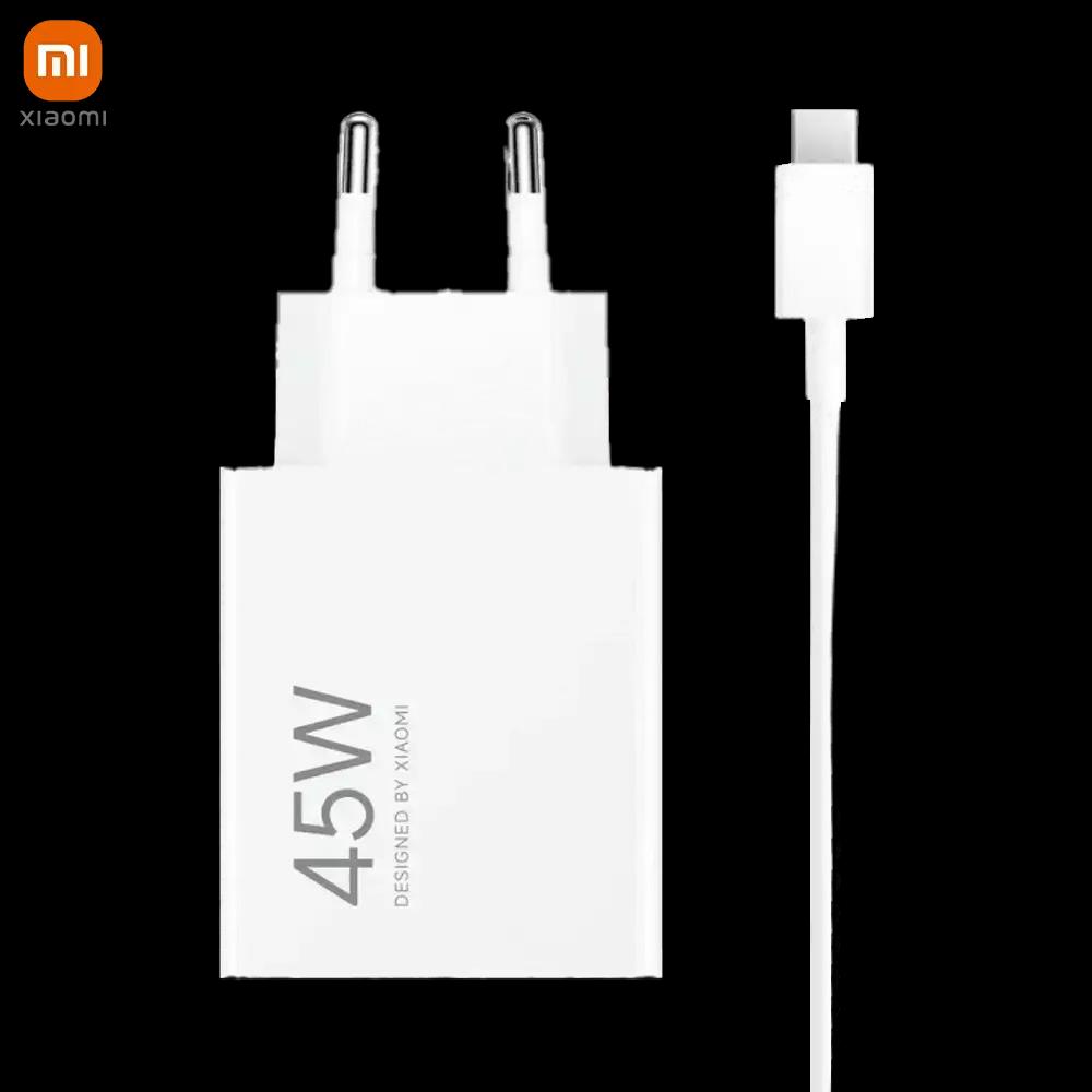 Karikues Xiaomi 45W HyperCharge Combo, USB-A, Kabllo USB-A në USB-C - Bardhë - 4