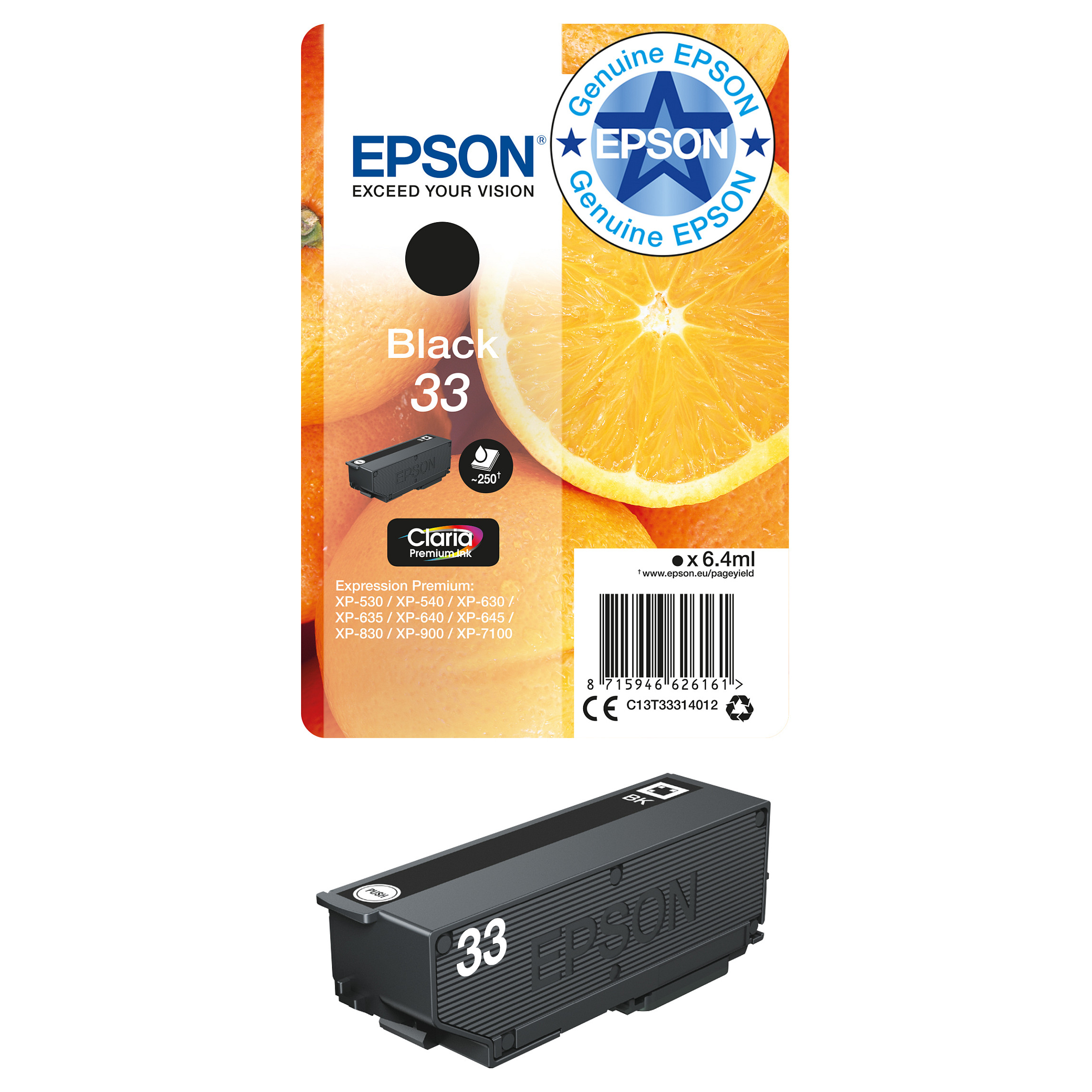 INK Epson 33  4LB Singlepack / Claria Premium Ink - Zezë - 1