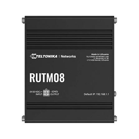 Ruter Teltonika RUTM08, 4x Gigabit Ethernet, 1x WAN, 3x LAN, VPN, Industrial - Zezë