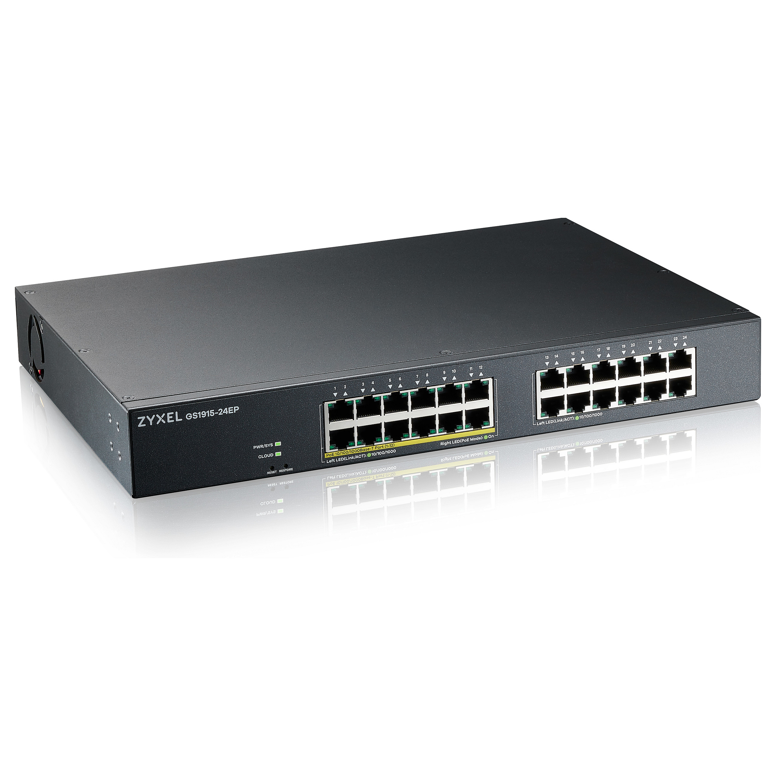 Ruter Zyxel 24P Zyxel GS1915-24EP POE M RM - 1