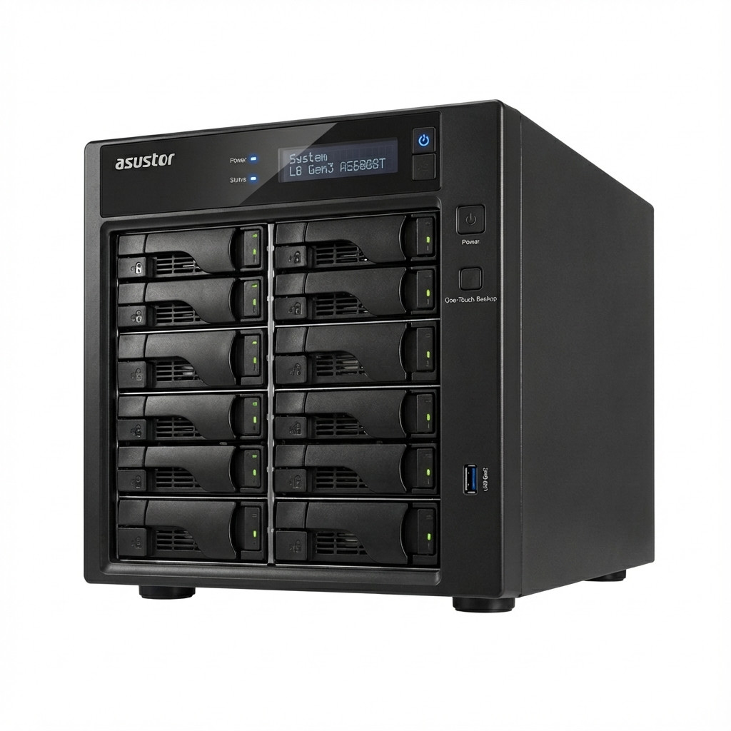 NAS ASUSTOR Lockerstor 8 Gen3 AS6808T / 8-Bay - 1