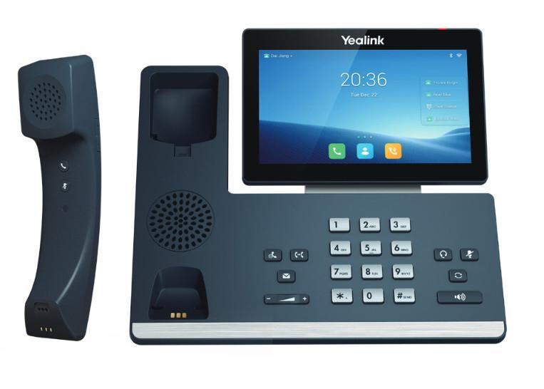 Sisteme për Konferencë Yealink SIP-T58W Pro / 1201606 / SIP / 7" Touchscreen / 5MP Camera / Wi-Fi / Bluetooth / PoE – Gri - 1
