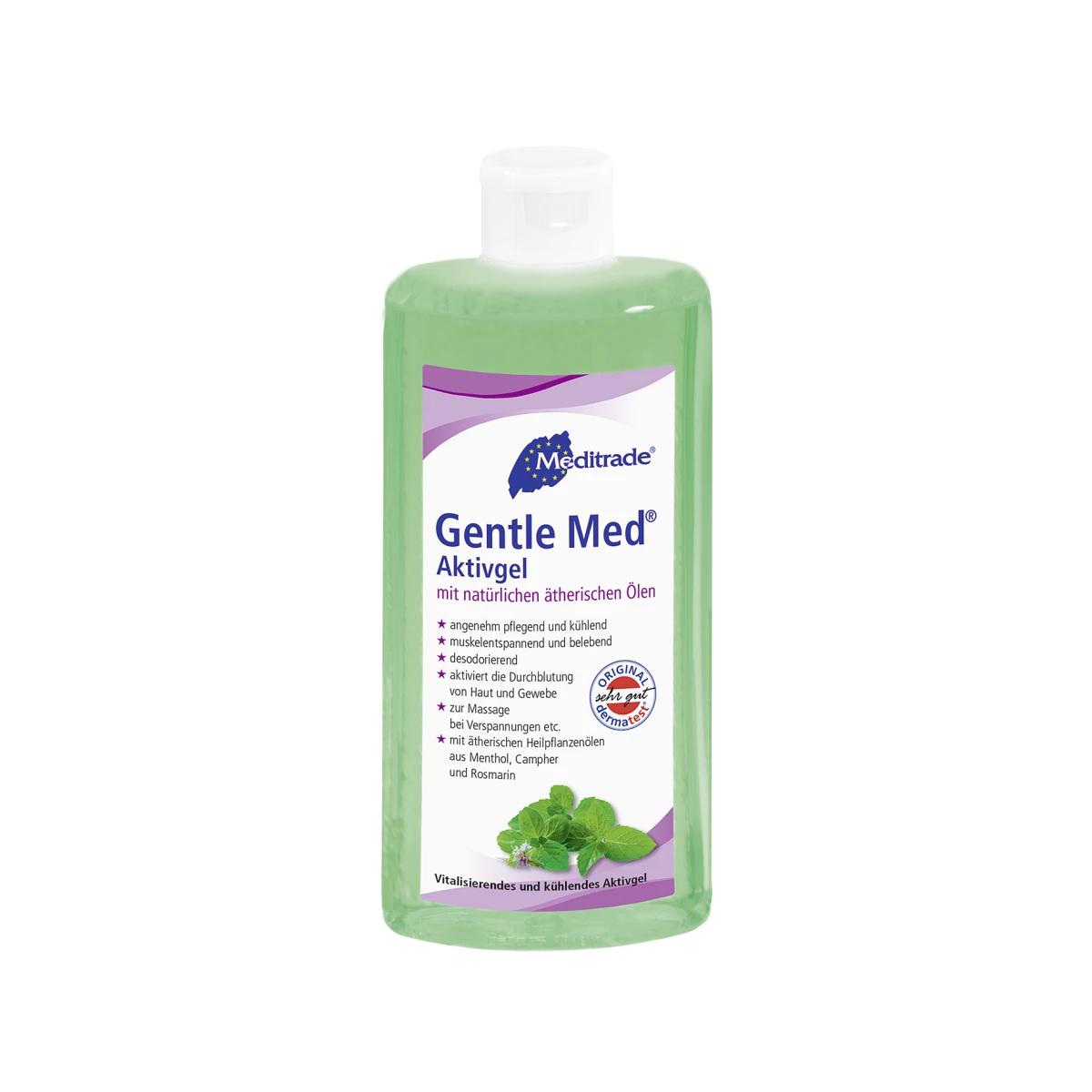 Xhel Aktiv për Trup Meditrade Gentle Med / Me Mentol, Kamfor & Rozmarinë / Efekt Freskues / 500 ml
