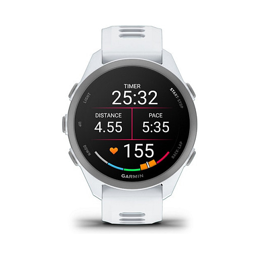 Orë e Mençur Garmin Forerunner 170 / 1.2 Inch / AMOLED / Touchscreen / GPS / Bluetooth / 43mm - Bardhë - 2