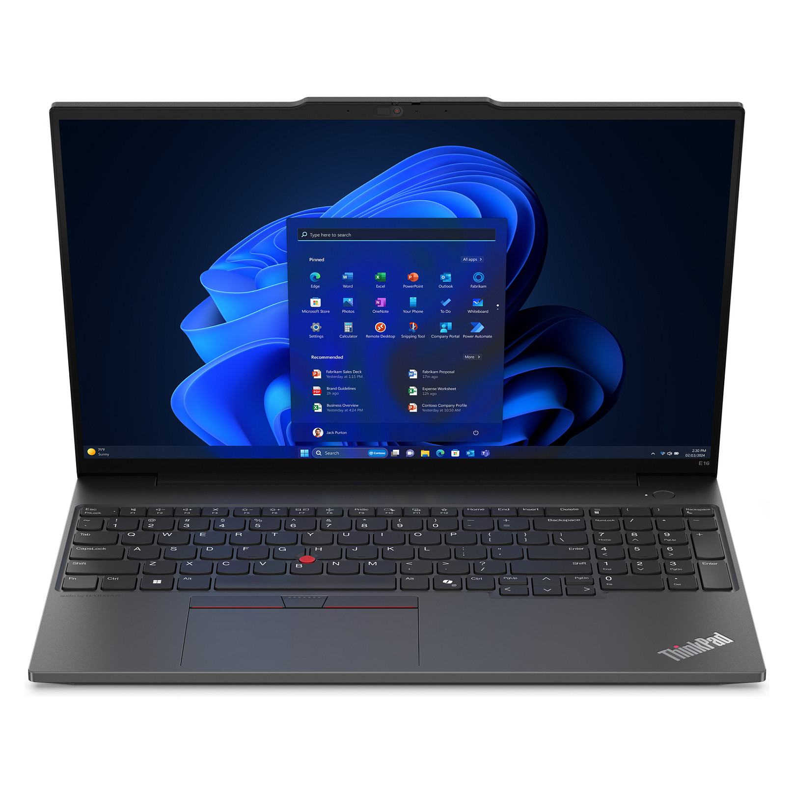 Laptop Lenovo ThinkPad E16 G2 / Ultra 5 125U / 16GB DDR5 / 512GB / 16" WUXGA IPS 60Hz / Intel Graphics / DE  - Zezë - 15