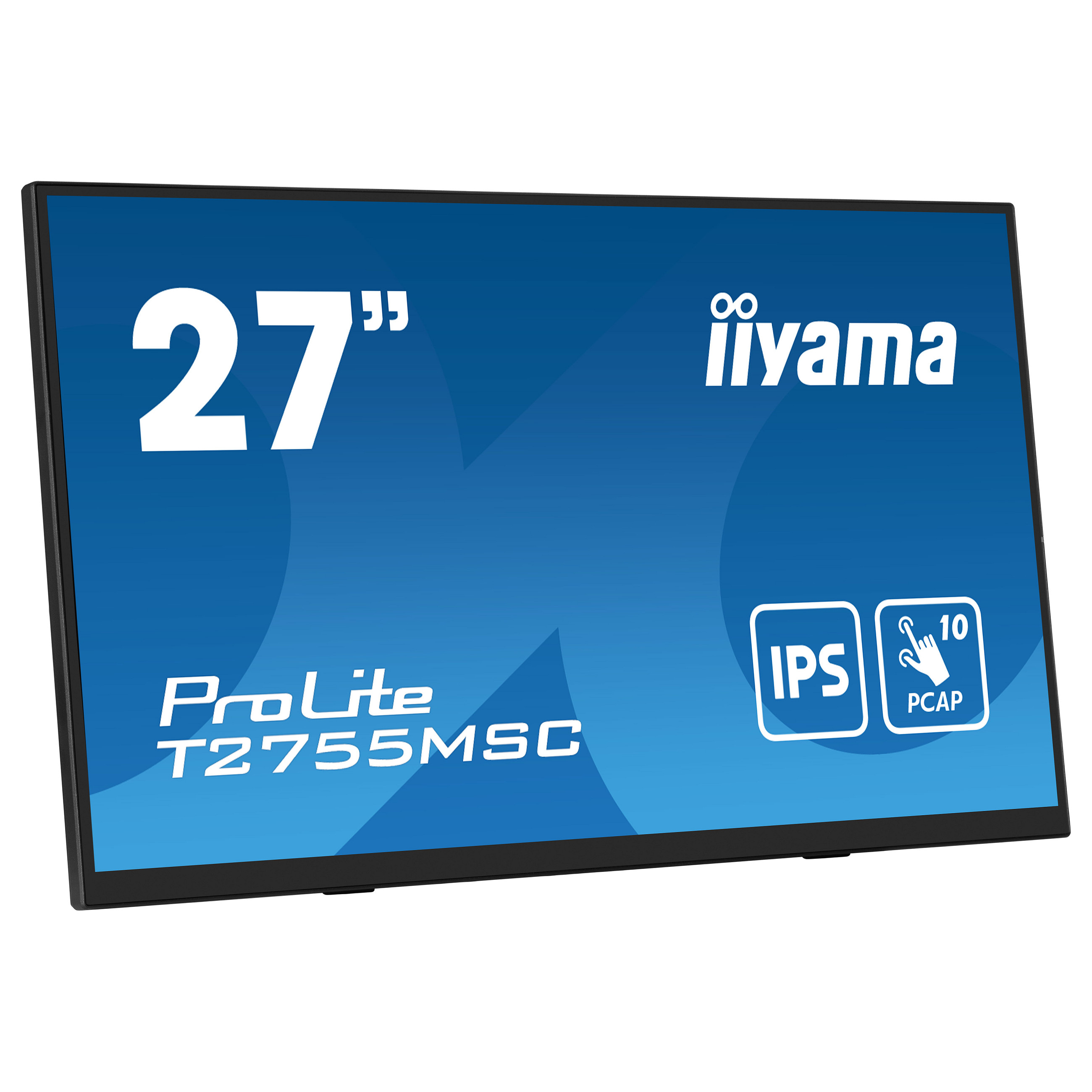 Monitor iiyama 68.6cm/27" (1920x1080) iiyama ProLite T2755MSC-B1 16:9 FHD IPS Touch 5ms 60Hz HDMI DP USB Speaker Zi - 4