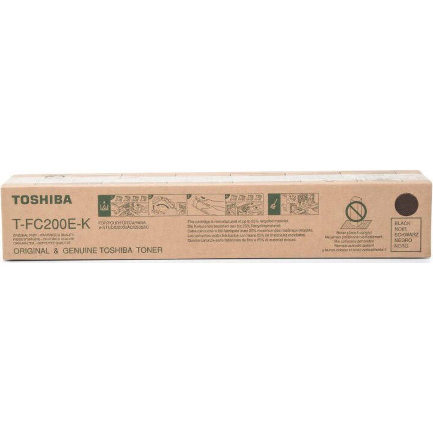 Toner Toshiba T-FC200EK, 38400 faqe - Zezë