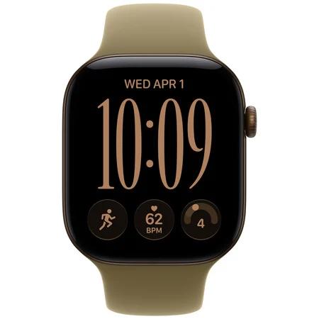 Apple Watch Series 12, 46mm, GPS, Dark Bronze Aluminium, Olive Sport Band - M/L - 2