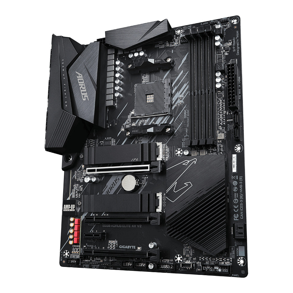 Pllakë Amë AMD AM4 Gigabyte B550 AORUS ELITE AX V2 / DDR4 / HDMI+DP - 4
