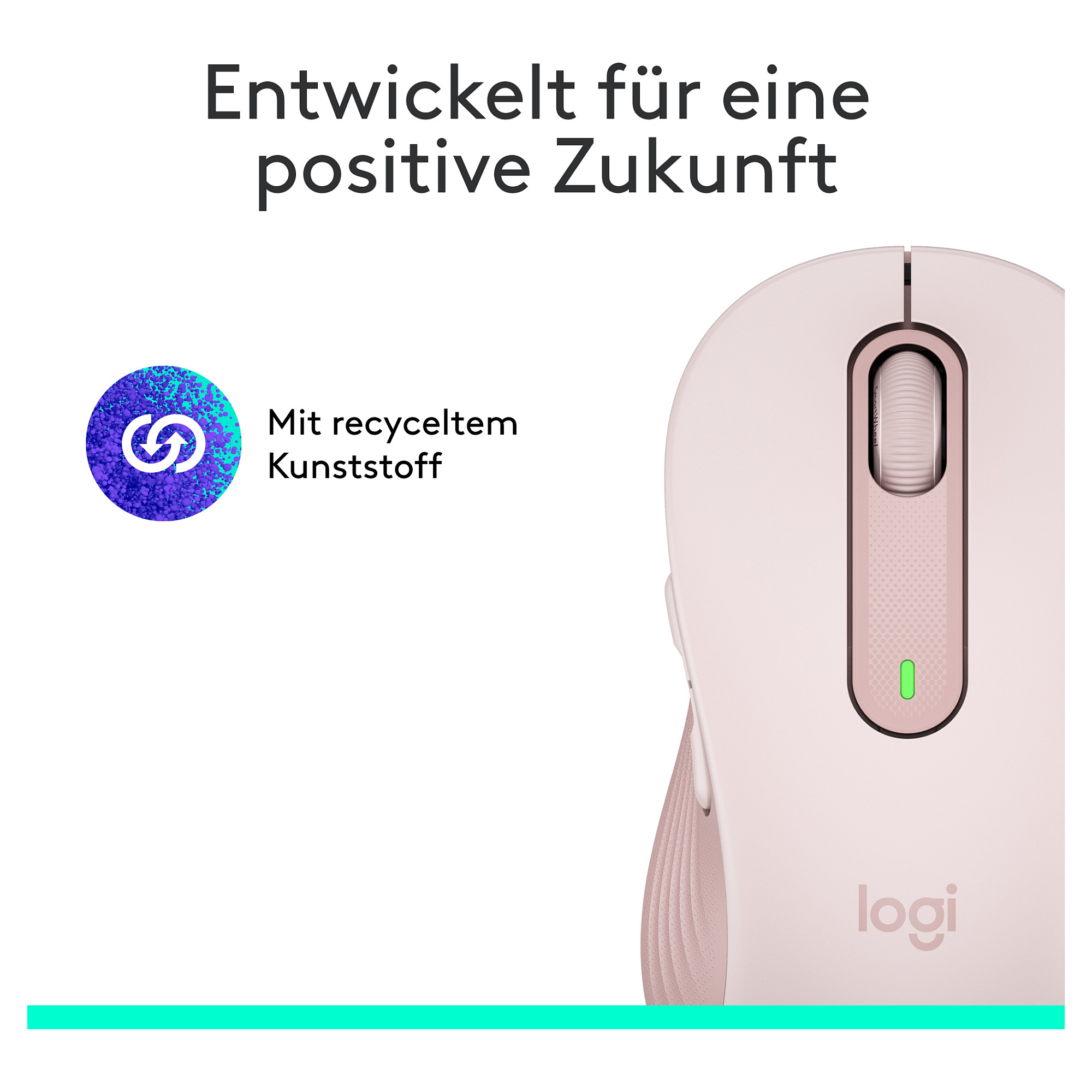 Maus Logitech M650/ Wireless/ rozë - 7