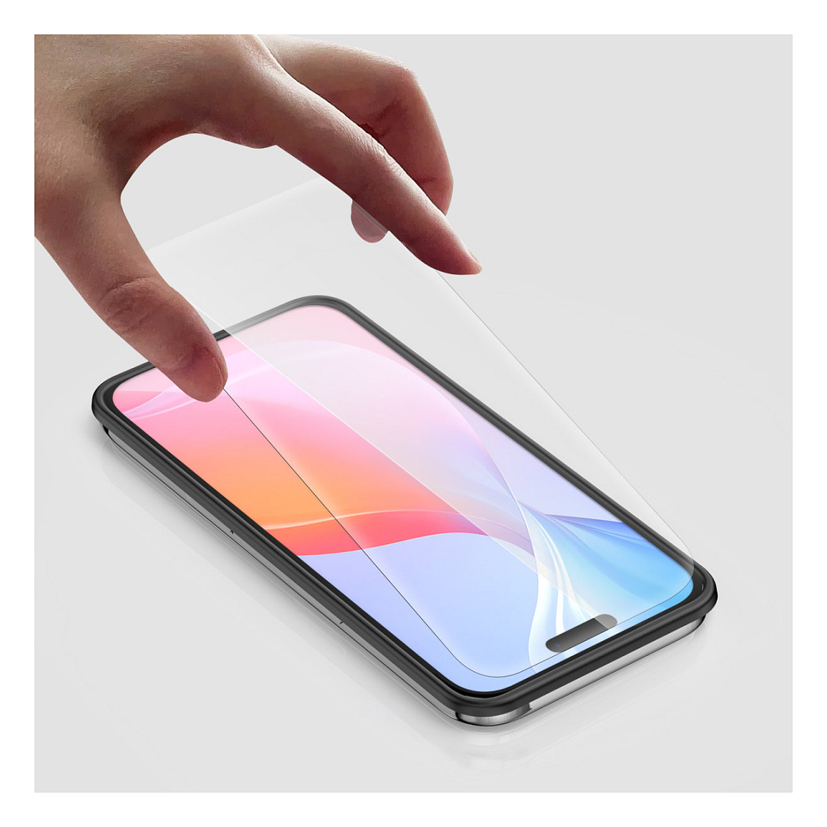 Aksesorë për telefon 4smarts / Second Glass Screen Protector / Mounting Frame / iPhone 16 - 4