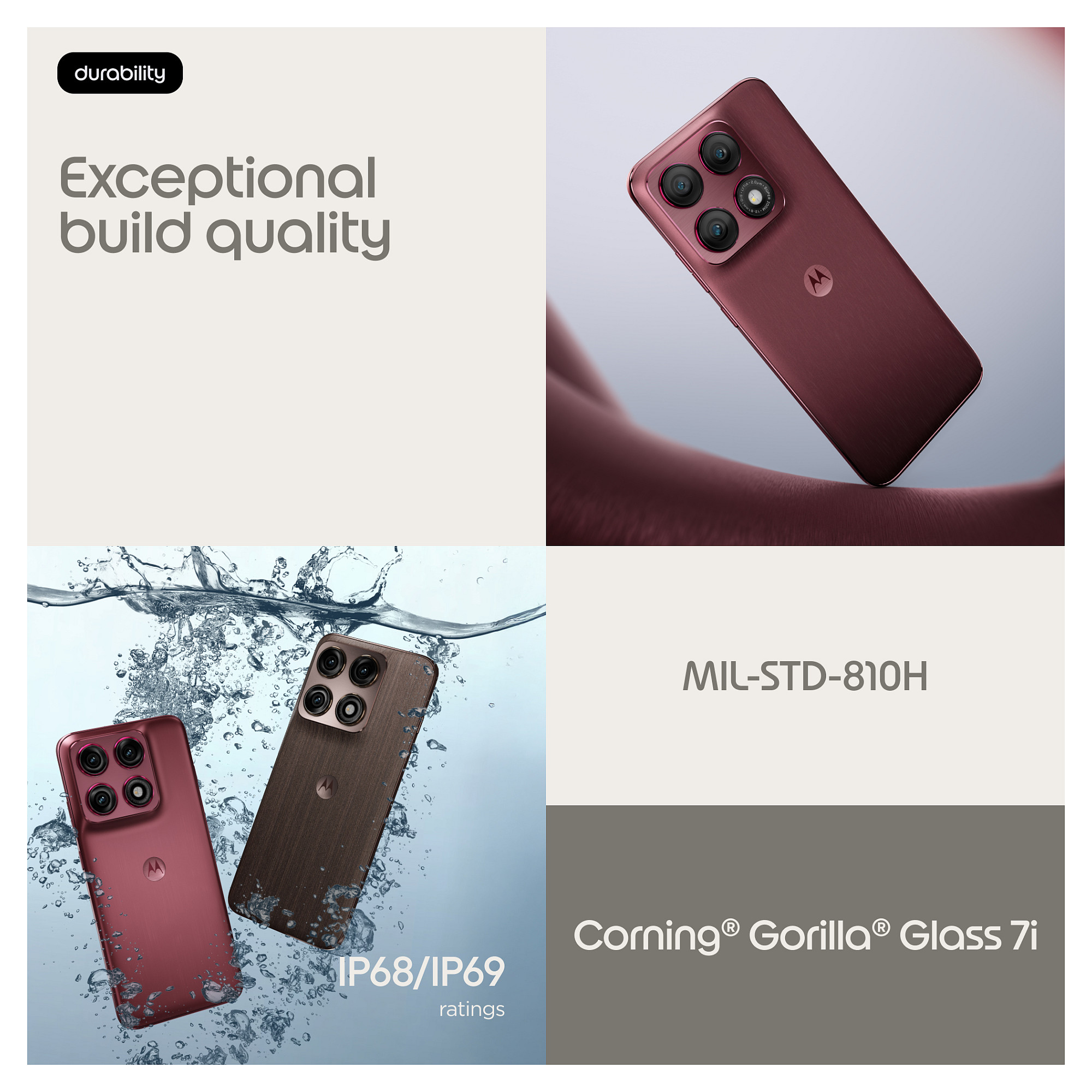 Telefon Android Motorola edge 70 pro / Extreme AMOLED / 8GB / 256GB / 5G - Kuqe - 8