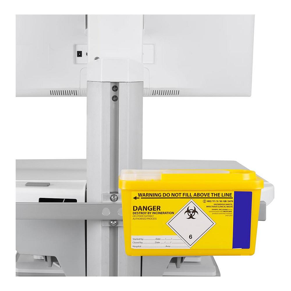 Shinë Montimi Ergotron për Karrocë, Alumini, Kapacitet Ngarkese 2.27 kg - 3
