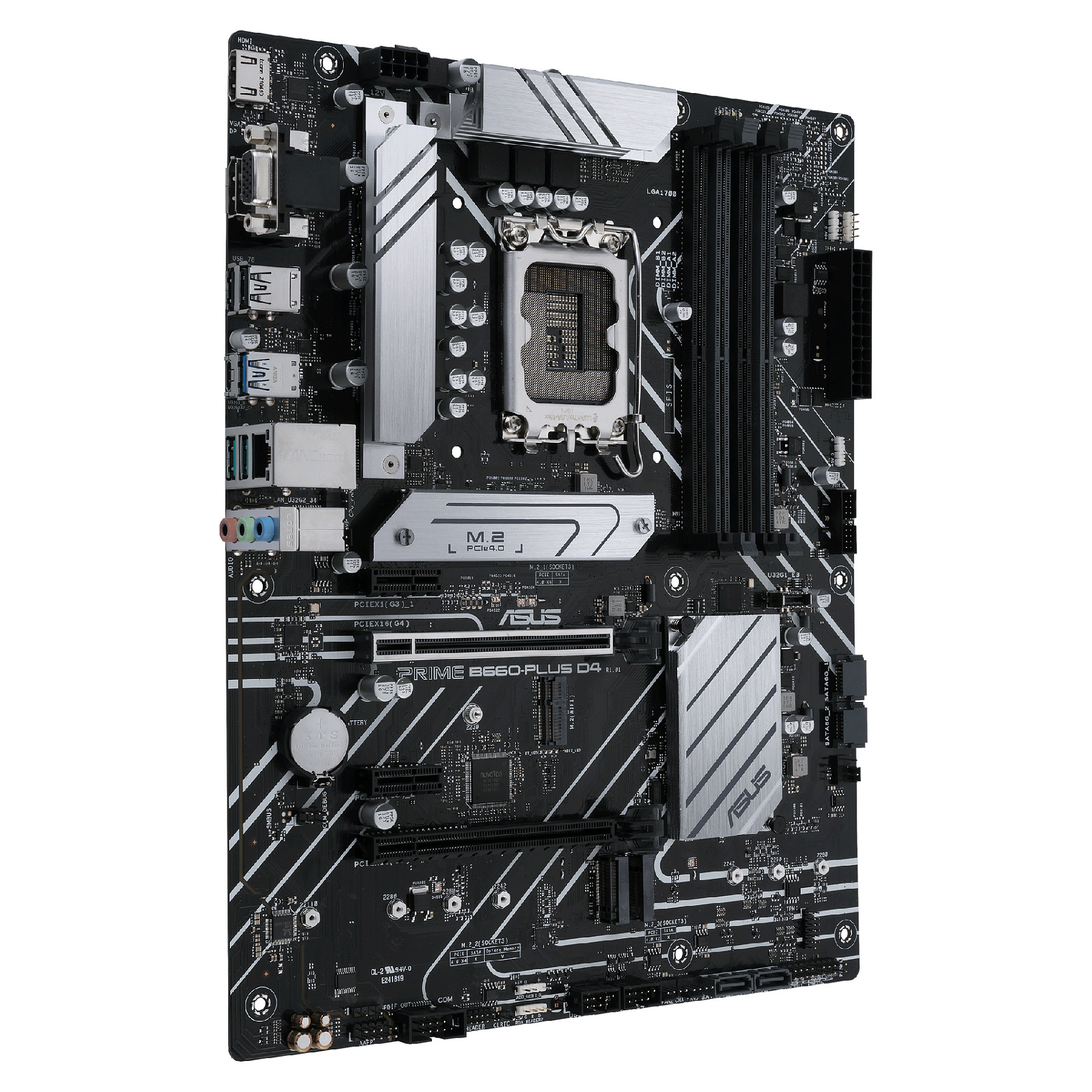 Pllakë Amë MB Intel ASUS PRIME B660-PLUS / LGA 1700 / DDR4 / HDMI+VGA+DP - 3