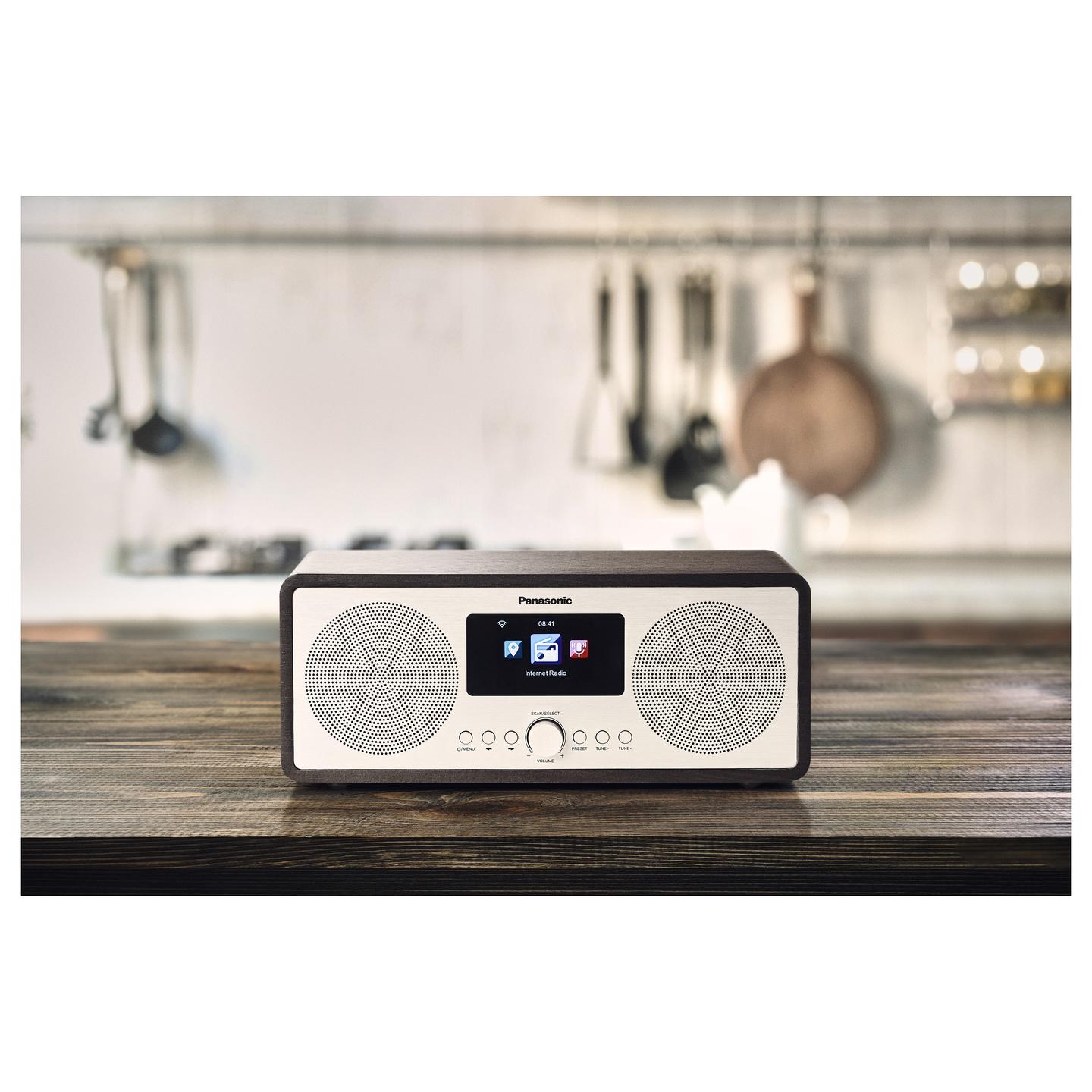Radio portative Panasonic RF-D40EG-K, 6W, FM, Wi-Fi, Ekran LCD 2.4" - Zezë - 6