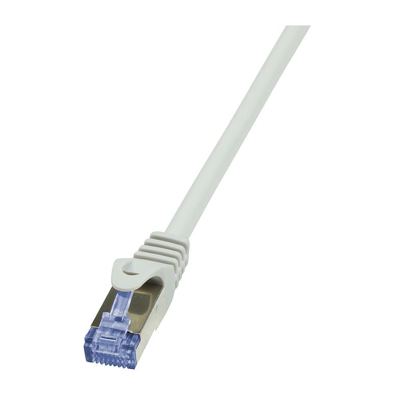 Kabllo për Rrjet LogiLink CQ3052S / RJ45 - RJ45 / Cat.6A / S/FTP / AWG 26/7 / 10 Gbit/s / 2 m - Gri