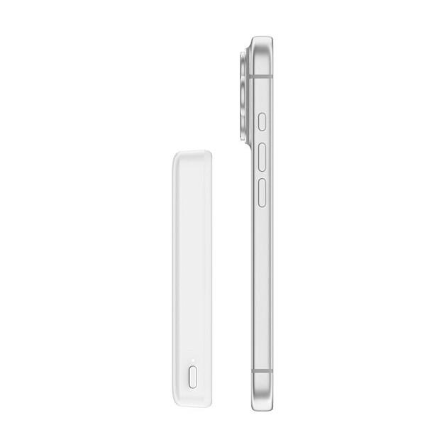 Aksesorë Apple Belkin BOOSTCHARGE Slim Magnetic Power Bank / 10000mAh / 20W / Wireless 7.5W - Bardhë - 6