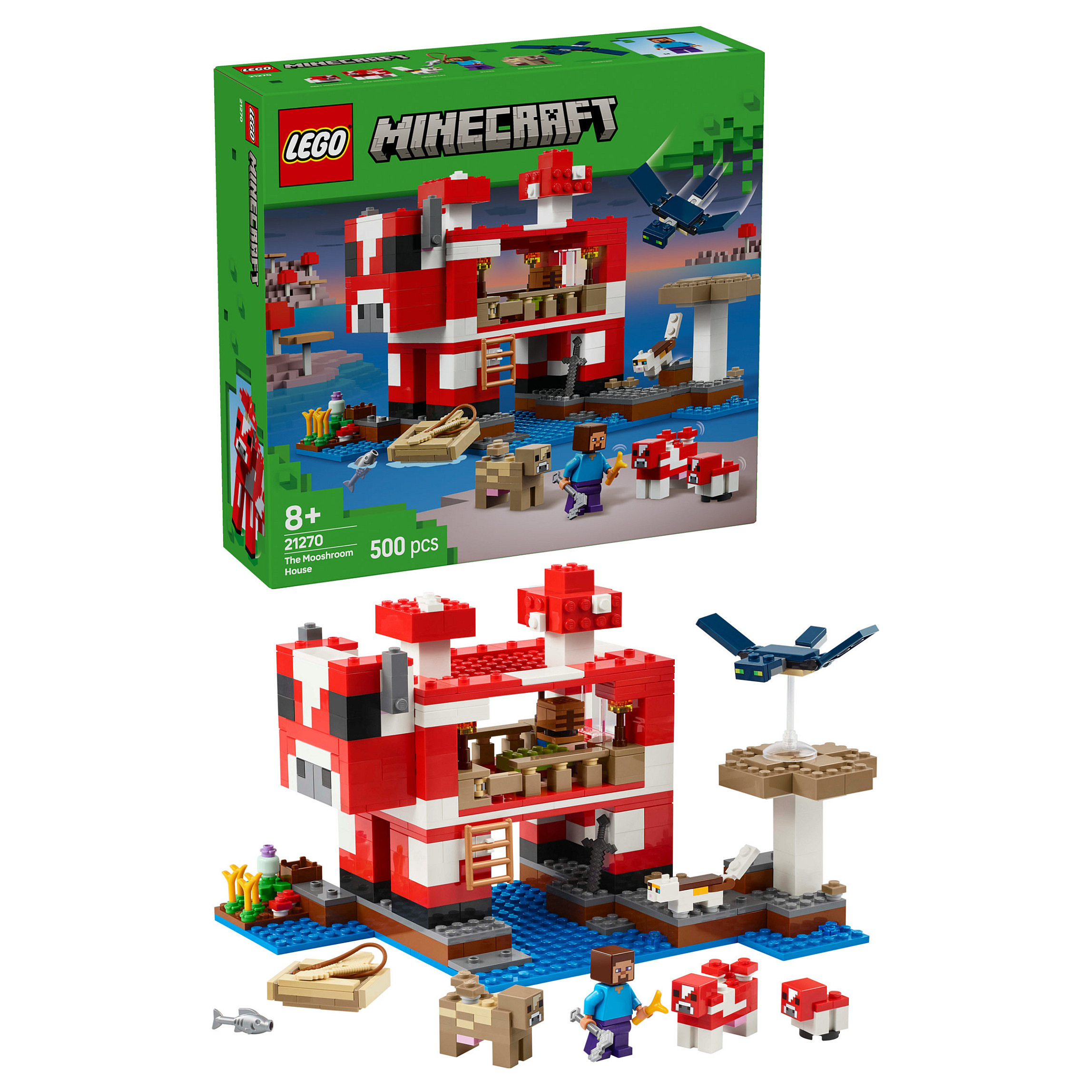 LEGO 21270 Minecraft The Mooshroom House - 3