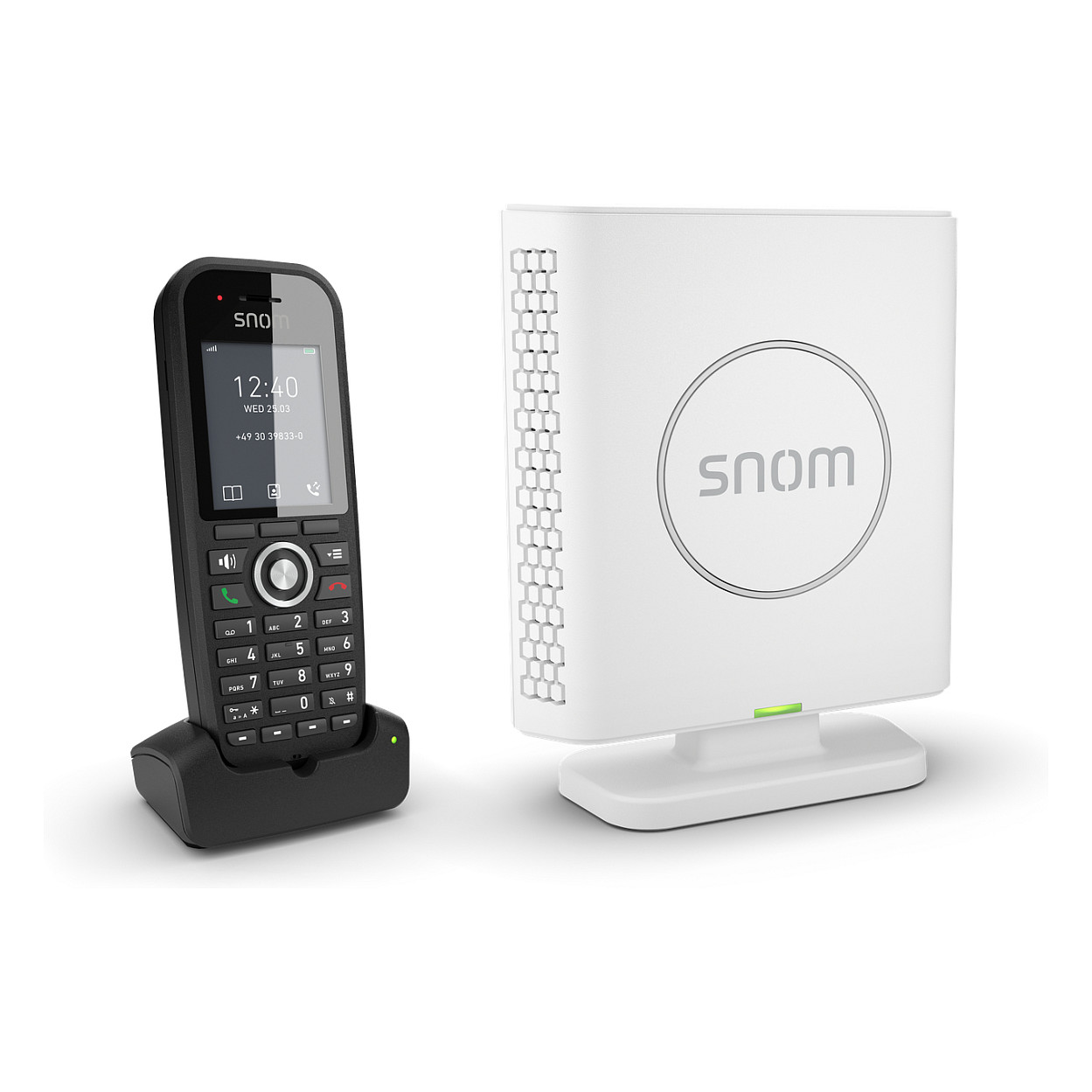 Telefon VoIP Snom M430 / 2" / DECT & PoE - Zezë/Bardhë