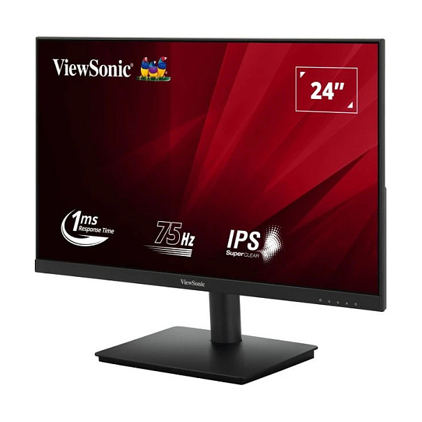 Monitor Viewsonic VA240-H-2 / 23.8" Full HD 75 Hz 1ms / HDMI VGA / e zezë - 2