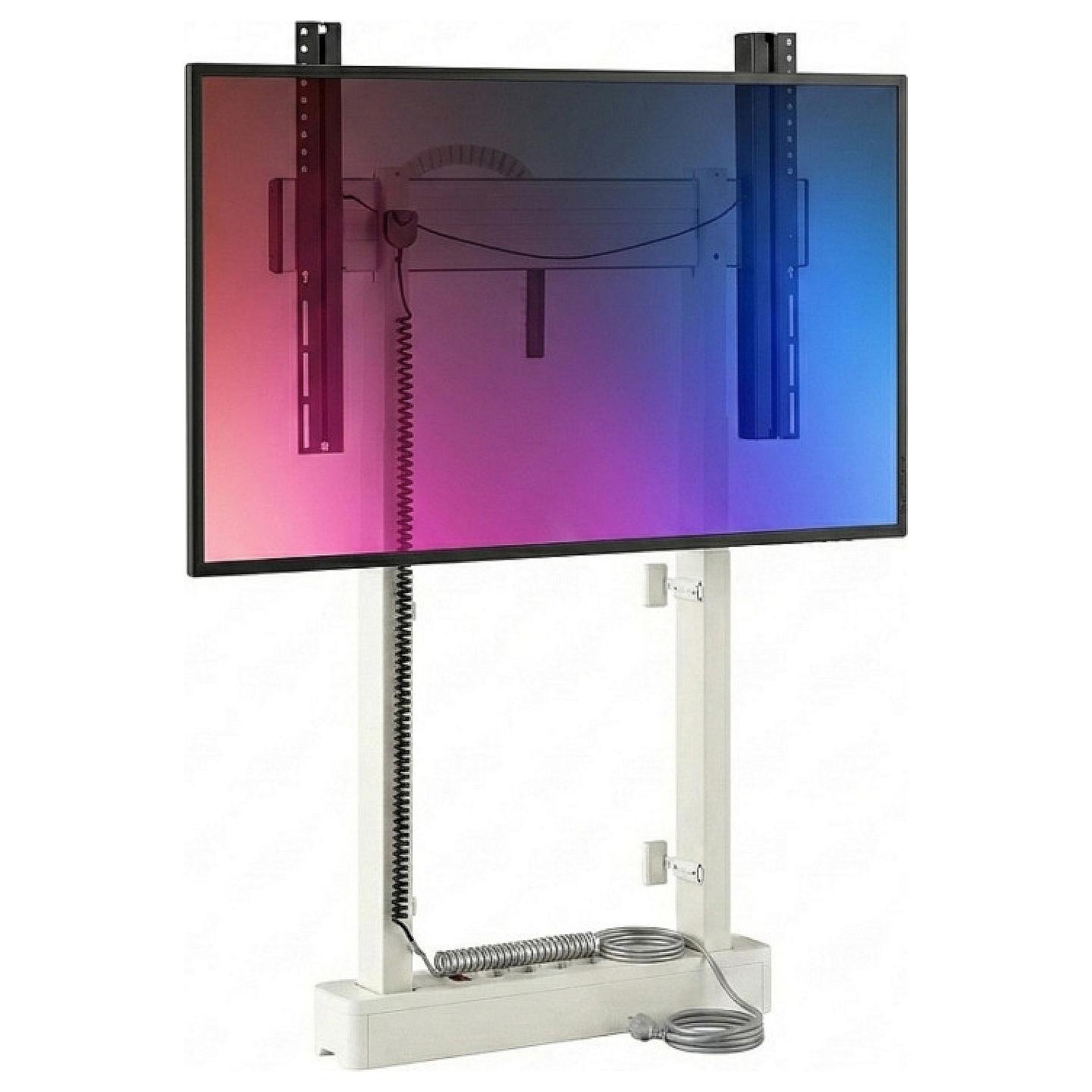 Mbajtëse për TV Vogel's RISE 2000W , 55–98" , deri 140kg , Lift Motorik , 980mm , VESA deri 800x600 - Bardhë - 1