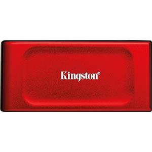 SSD e Jashtme Portative Kingston XS1000, 1TB, USB Type-C, USB 3.2 Gen 2, 1050MB/s Read, 1000MB/s Write – Kuqe