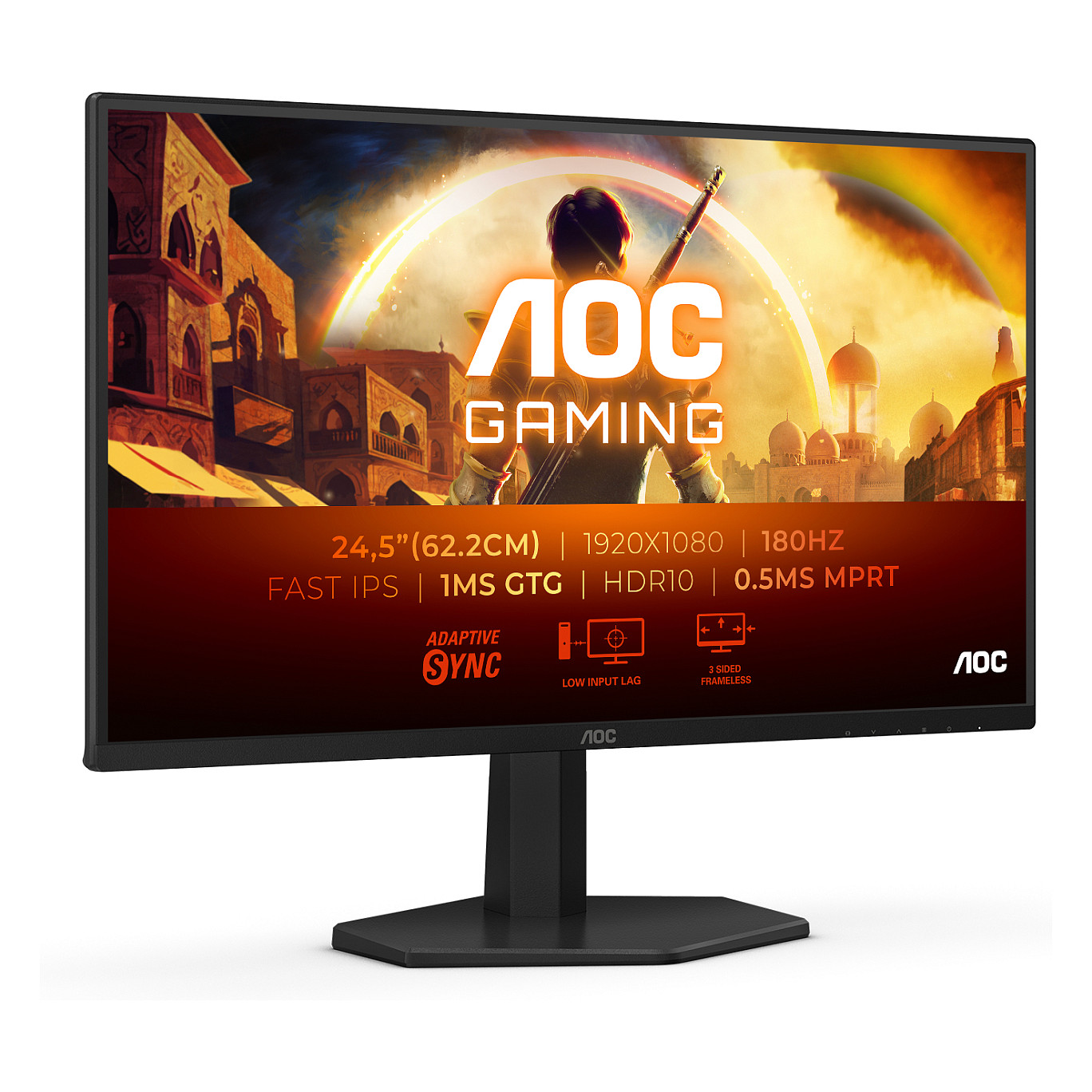 Monitor Gaming AOC G4 25G42E / 24.5 Inch / Full HD / IPS / 180Hz / 1ms / I zi - 2