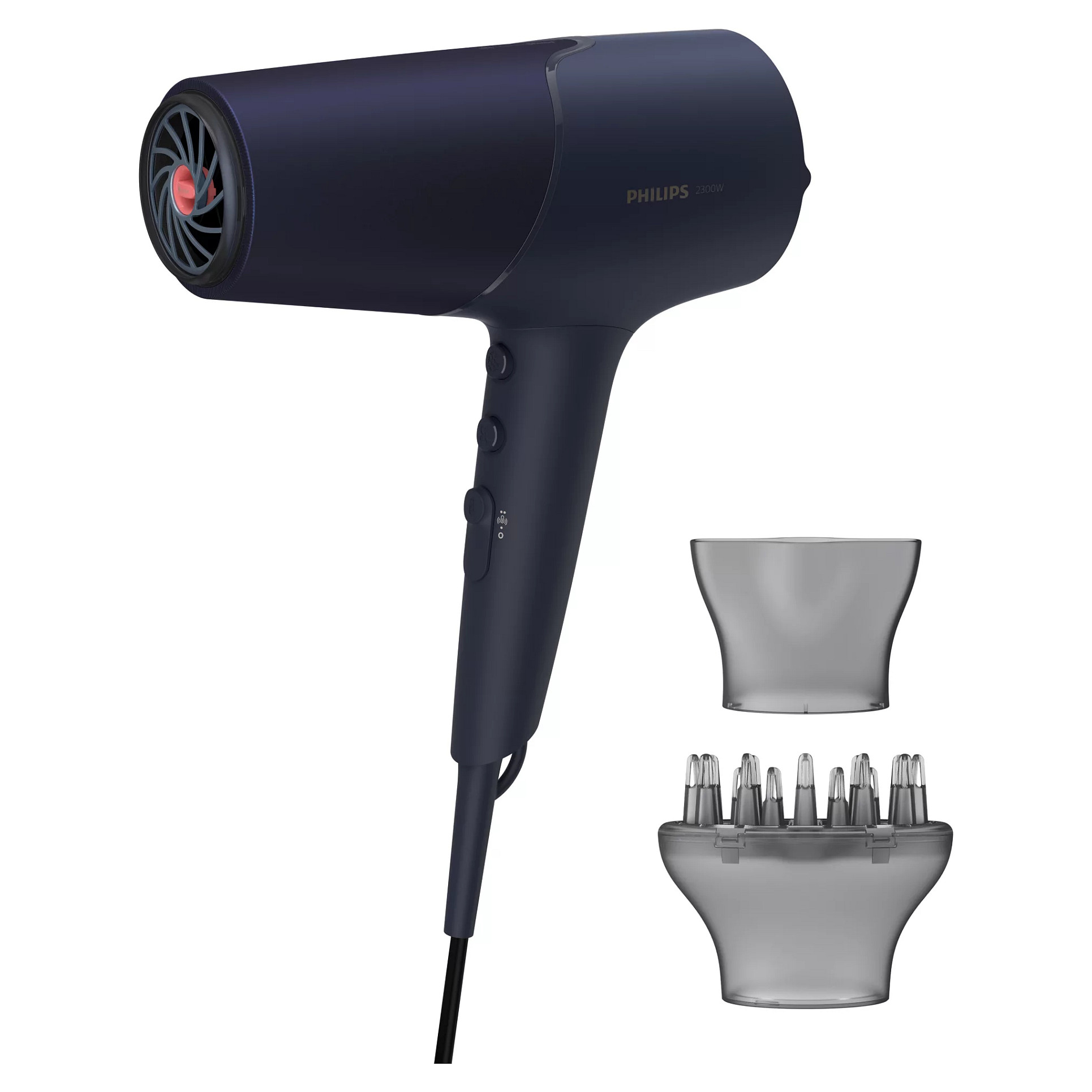 Tharëse flokësh Philips 5000 Series BHD510/00 / ThermoShield / 2300W / 4x Ionic / 110 km/h / 3 Temperatura / 2 Shpejtësi / Difuzor – Blu