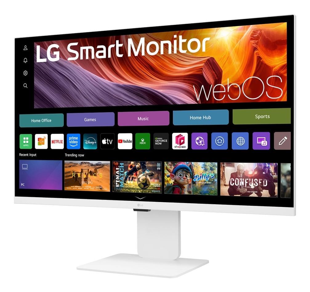 Monitor LG Smart 32U850SA-W / 31.5" / 4K UHD IPS / 60Hz / USB-C 90W / 2x HDMI 2.0 / Webcam FHD – Bardhë - 2