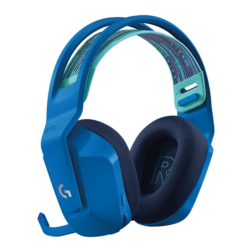 Kufje Gaming Logitech G733 LIGHTSPEED / wireless / PRO-G 40mm / DTS Headphone:X 2.0 / Blue VO!CE / RGB - Blu - 4