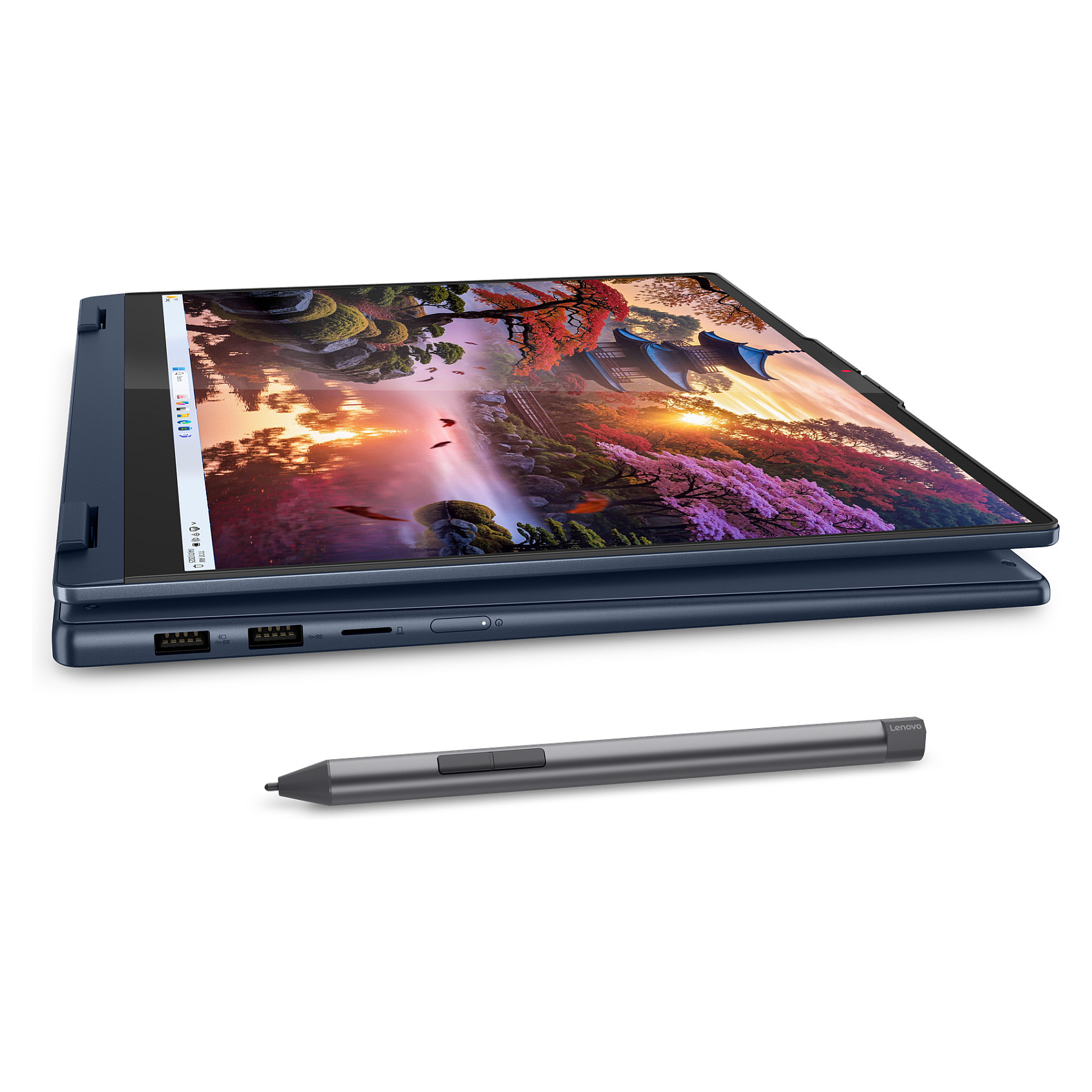 Laptop Lenovo IdeaPad 5 2-in-1 / RYZ AI 5 340 / 16GB LPDDR5x / 512GB / 16" WUXGA IPS Touch 60Hz / AMD Radeon 840M / DE  - Blu e Errët - 14