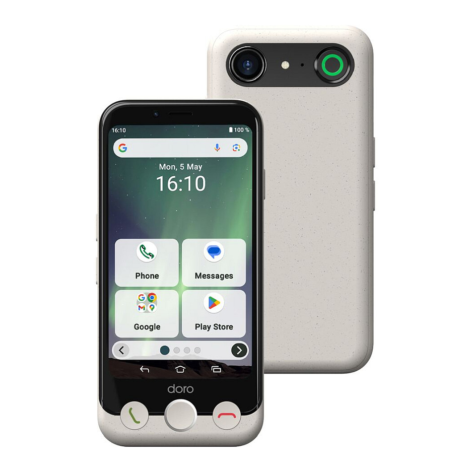 Telefon Doro Aurora A10 bone 4GB / 64GB - Bardhë - 2