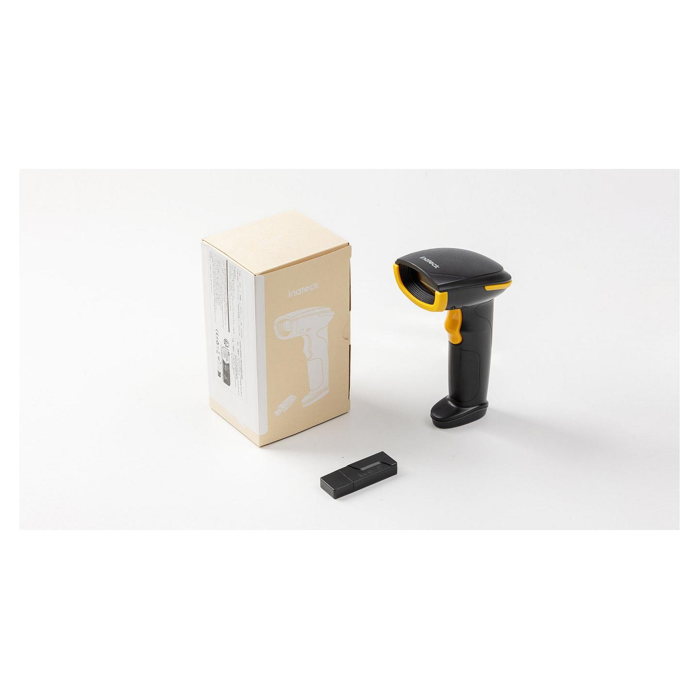 Skaner Dore Inateck BCST-23, 1D/2D, Bluetooth, 2.4GHz, USB - Zezë/Verdhë - 8