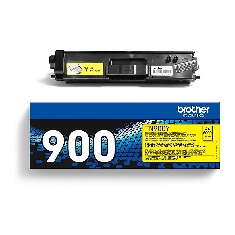 Toner Brother TN-900Y, 6000 faqe - Verdhë - 4