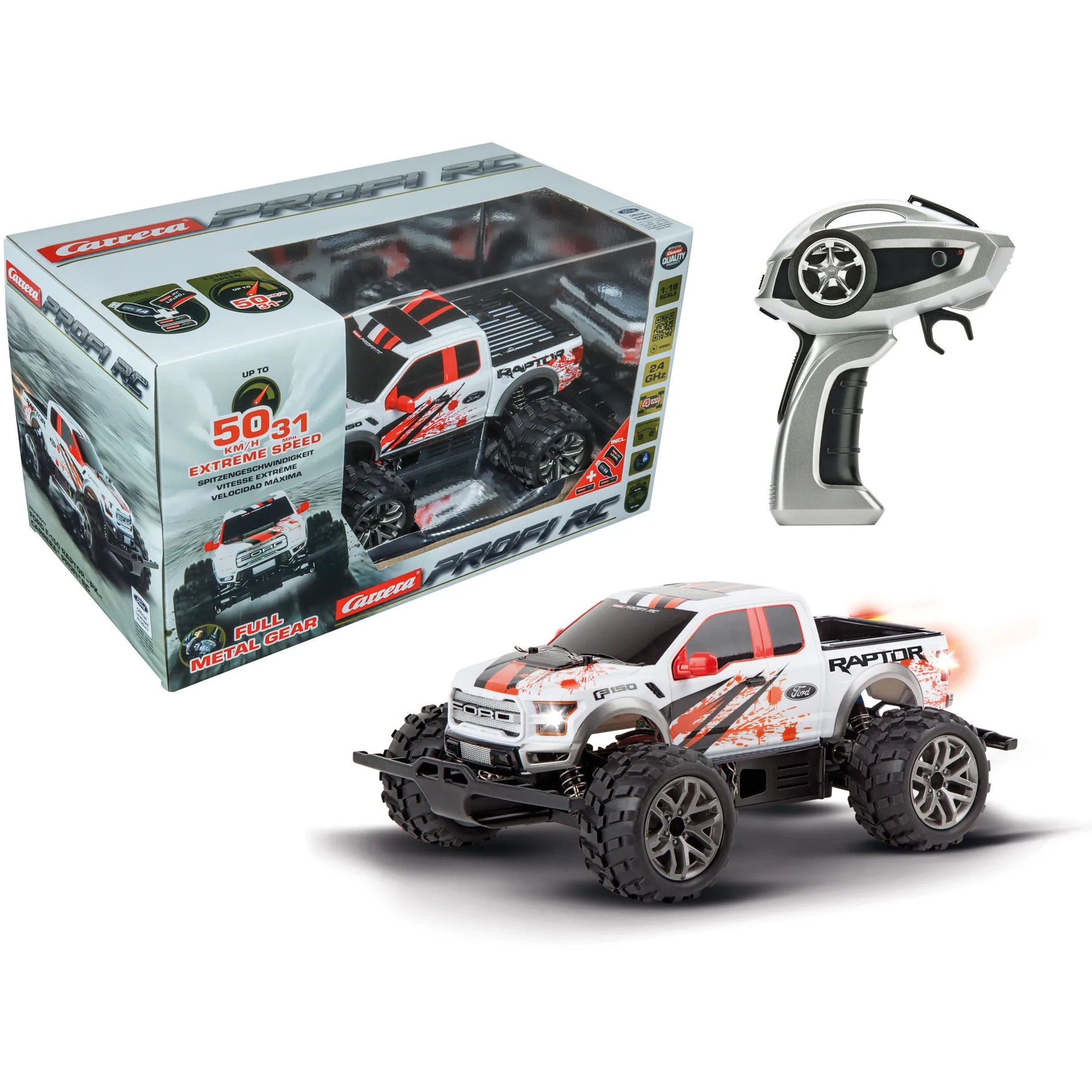 Carrera - Off-Road - 2,4GHz Ford F-150 Raptor -PX- Carrera Profi RC - 7