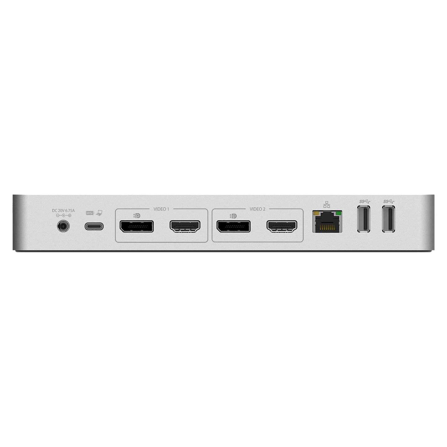 Docking Station StarTech.com DK30C2DPPDUE, 4× HDMI/DisplayPort, USB-C, 3× USB-A, Gigabit Ethernet, PD 60 W – Zezë , Gri - 3