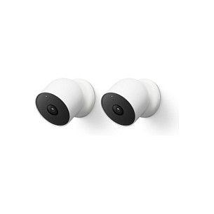 Google Nest Cam Outdoor & Indoor 2-Pack 1080p Wi-Fi 130° Night Vision 6000mAh IP54 – E Bardhë