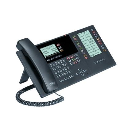 Telefon VoIP Auerswald COMfortel D-210, SIP, 2.7", 6x çelësa funksioni, 6x llogari SIP, PoE - Zezë - 2