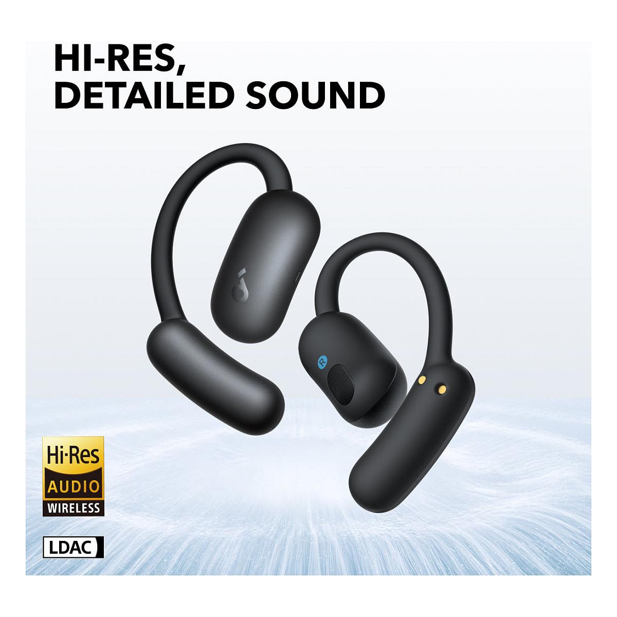 Kufje pa kabllo Soundcore AeroFit 2 / Bluetooth / Open-Ear / Sport - Zezë - 5