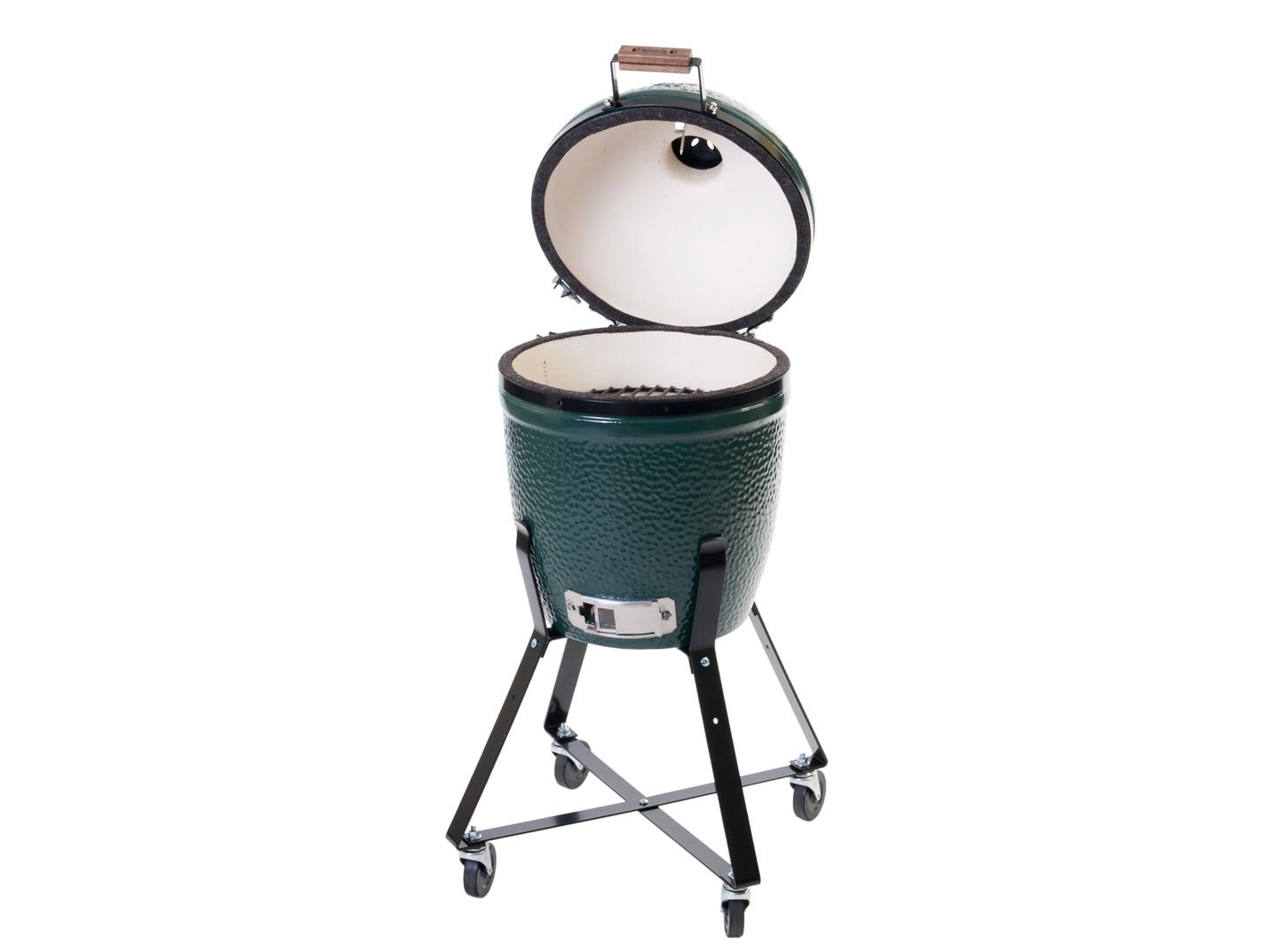 Grill Big Green Egg Medium 117625, 38cm, 1140cm², Qeramik, me Qymyr - Gjelbër - 2