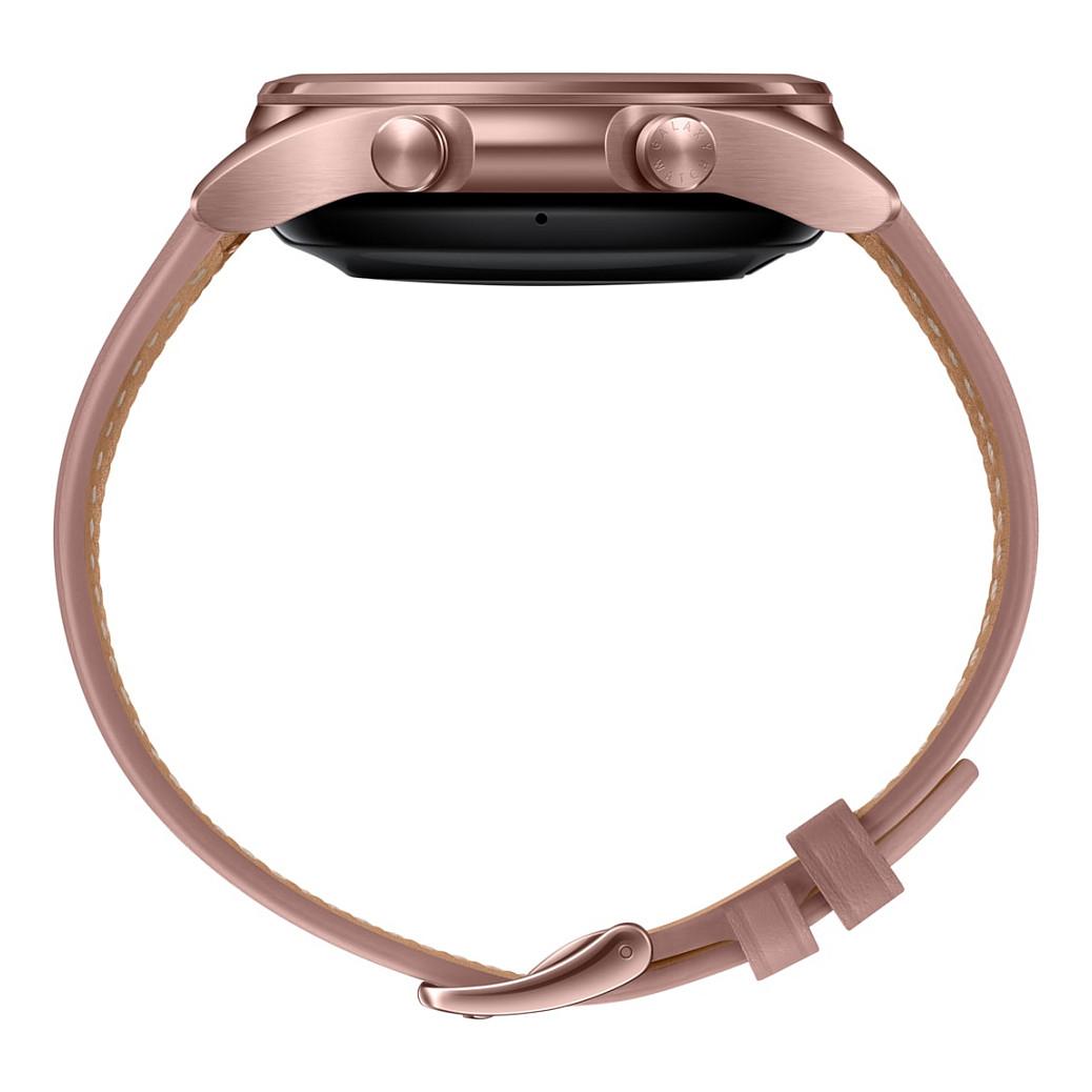 Orë e Mençur Samsung Galaxy Watch3, 41mm, Super AMOLED, 4G, GPS, Bluetooth, Wi-Fi - Bronz - 5